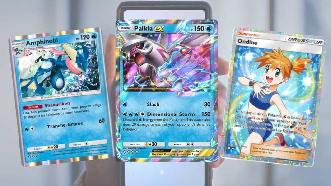 Meilleur deck Palkia EX avec Ondine sur Pokémon TCG Pocket : liste des cartes