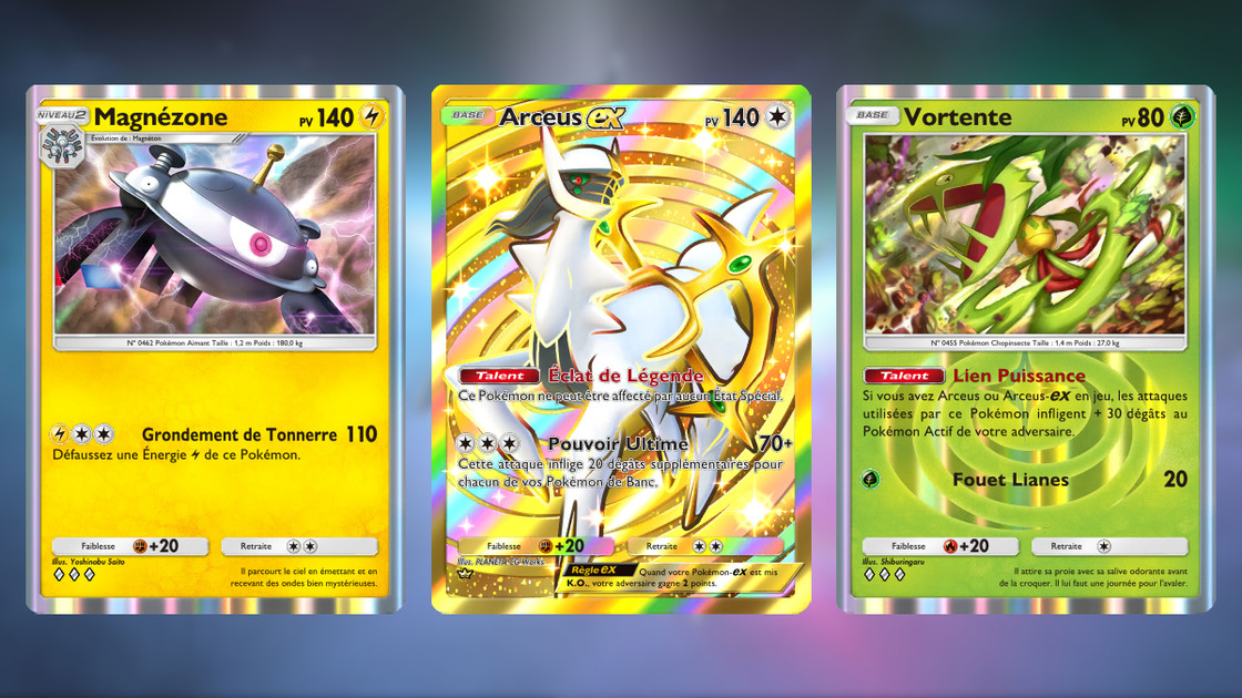 Deck Arceus ex Plante avec Vortente sur Pokémon JCC Pocket