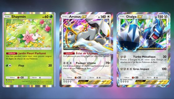 Deck Arceus EX avec Dialga EX sur Pokémon JCC Pocket