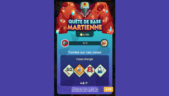 Quête de base martienne Monopoly GO, paliers, récompenses et durée pour l'événement de juin 2024