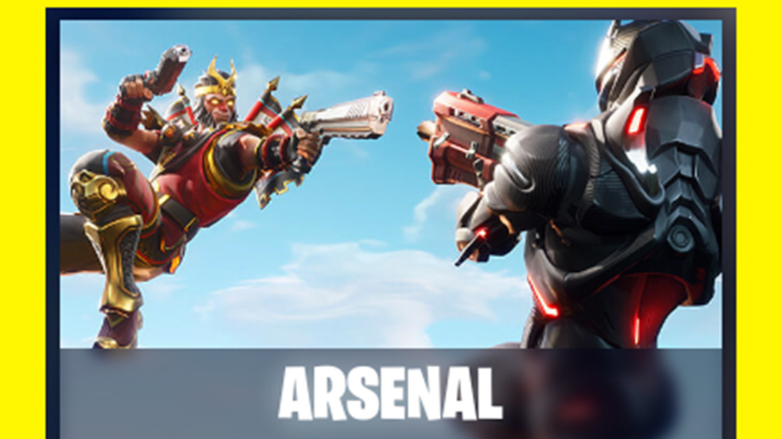 Fortnite : Arsenal, mode temporaire, toutes les infos