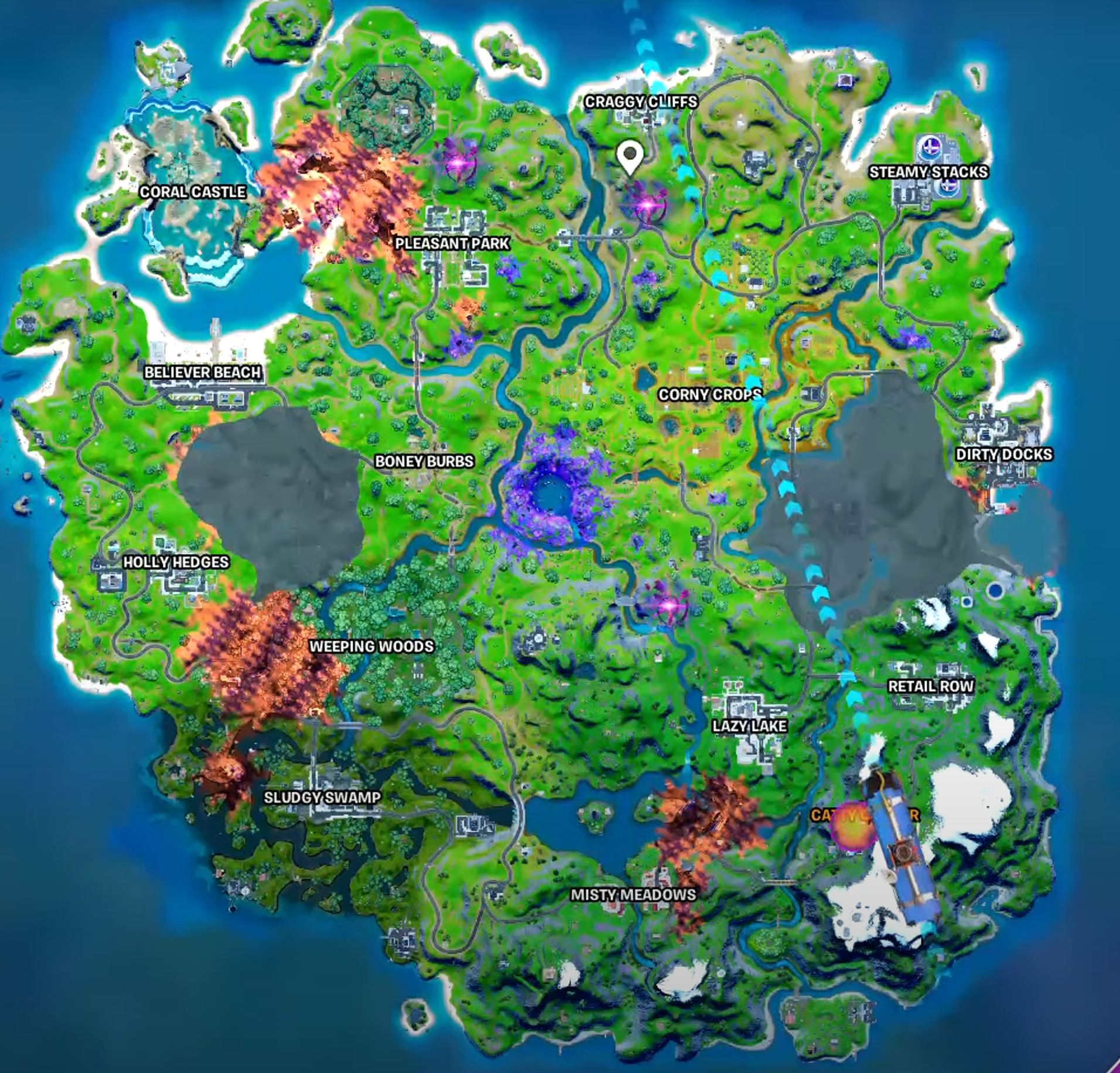 carte-détours-dans-Fortnite