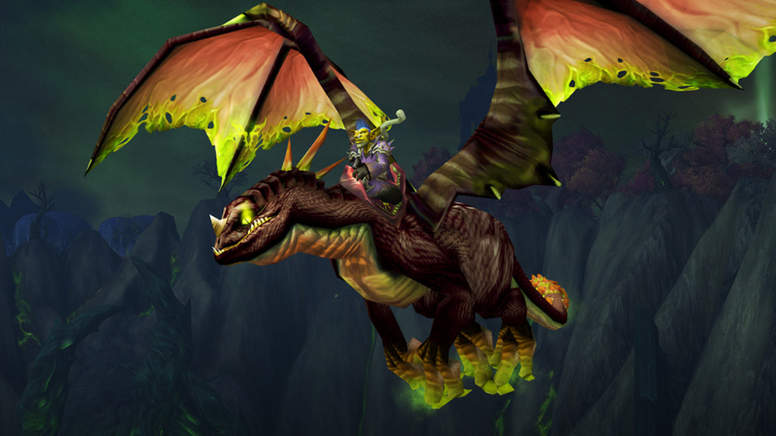 Gangredrake WoW : la monture TGC du Feldrake bientôt disponible gratuitement