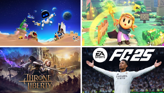 EA Sports FC 25, The Legend of Zelda, Throne and Liberty, Astro Bot... découvrez les sorties jeux vidéo du mois de septembre 2024