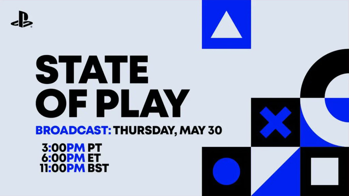 State of Play 30 mai 2024 : Heure, durée et détails de l'événement