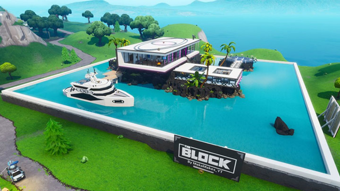 Fortnite : Makas Modern, le nouveau bloc avec une piscine et un yacht