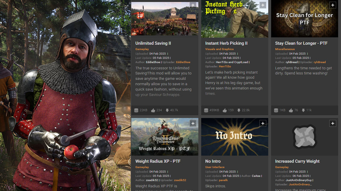 Les meilleurs Mods à installer sur Kingdom Come: Deliverance 2