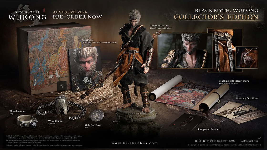 Black Myth Wukong édition collector : prix et contenu