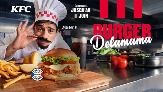 Burger Delamama : Mister V et KFC proposent 3 recettes limitées