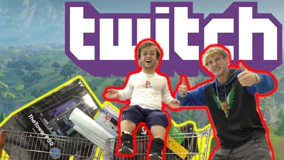 Fortnite : Logan Paul sur Twitch