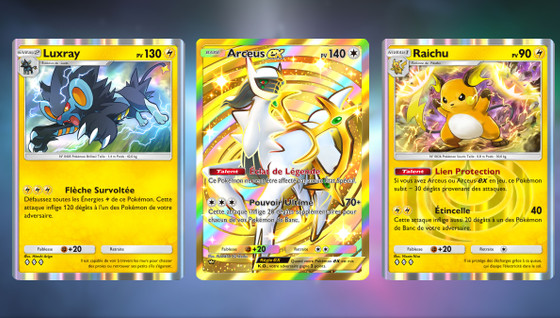 Deck Arceus ex avec Raichu sur Pokémon TCG Pocket