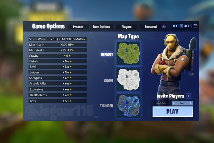 Fortnite Parties Personnalisees Modifiables Pour Des Entrainements Fan Concept Breakflip Actualites Et Guides Sur Les Jeux Video Du Moment