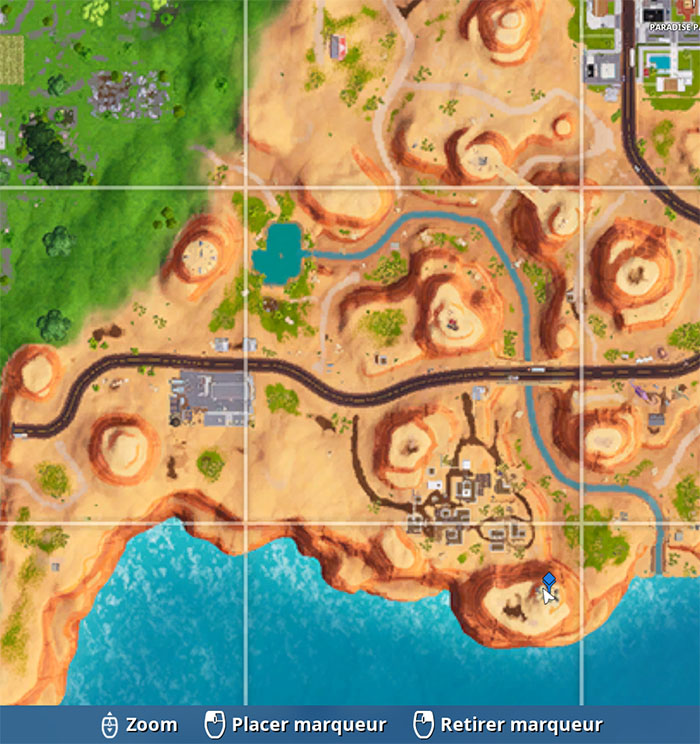 carte etoile cachee fortnite semaine 6 - fortnite banniere semaine 6 saison 7