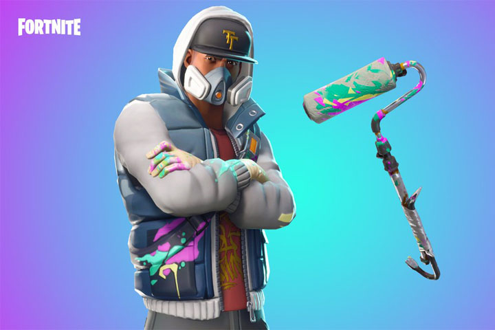 fortnite tagueur et rouleau rebelle nouveaux skins breakflip actualite guides et astuces esport et jeu video - le tagueur fortnite