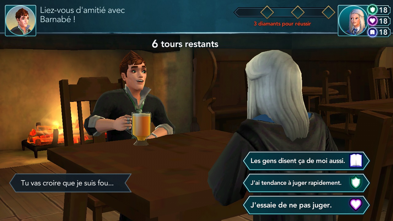 Se lier d'amitié avec Barnabé, troisième année, Harry ...