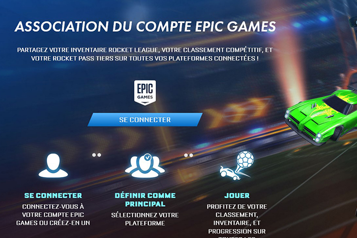 Rocket League Activate Comment Associer Son Compte Epic Games Au Jeu Breakflip Actualites Et Guides Sur Les Jeux Video Du Moment