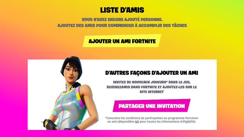 Skin Gratuit Referafriend Comment L Obtenir En Parrainant Un Ami Sur Fortnite Breakflip Actualites Et Guides Sur Les Jeux Video Du Moment