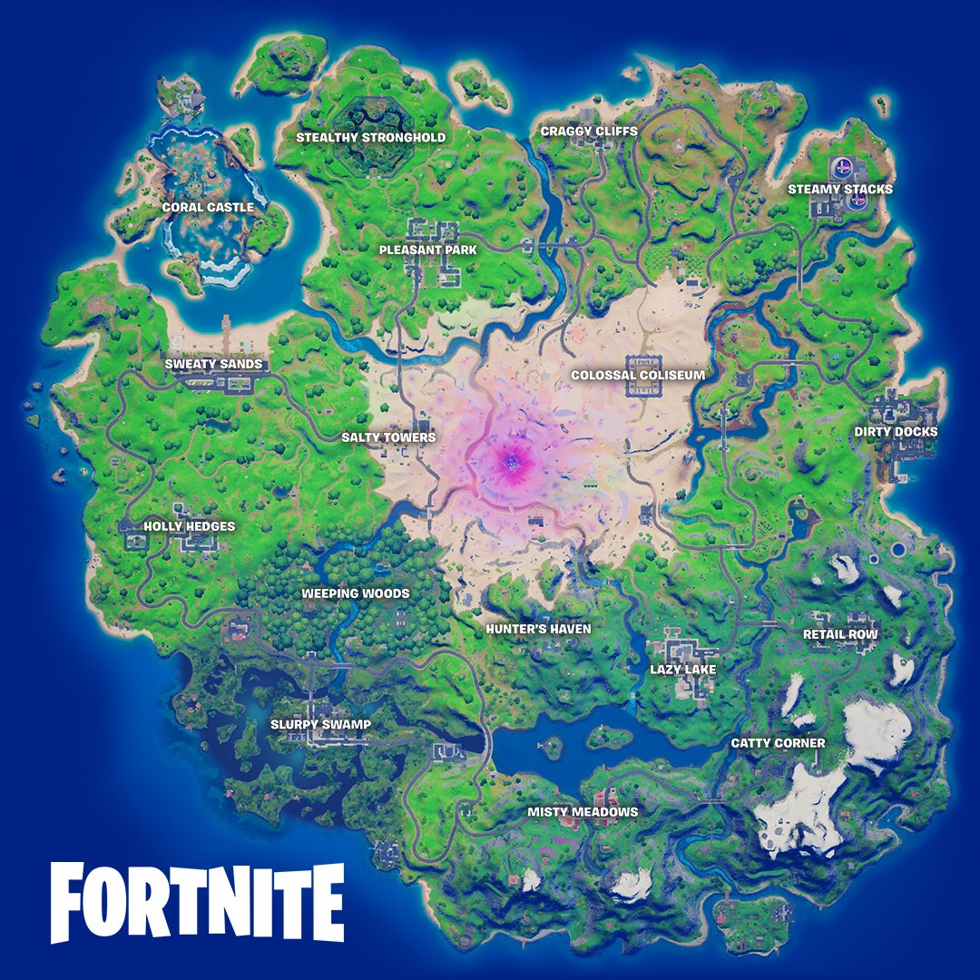 Map Saison Fortnite Nouvelle Carte Au Patch Breakflip