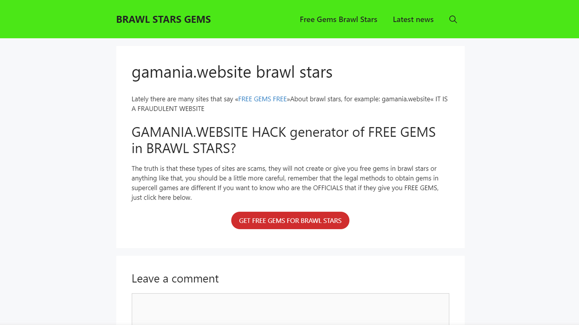 Gamania Website Brawl Stars Hack Un Site De Gemmes A Eviter Breakflip Actualites Et Guides Sur Les Jeux Video Du Moment - generateur brawl stars gratuit qui marche